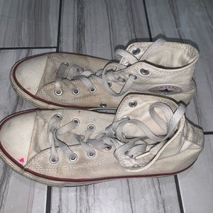 White Converse Chuck Taylors